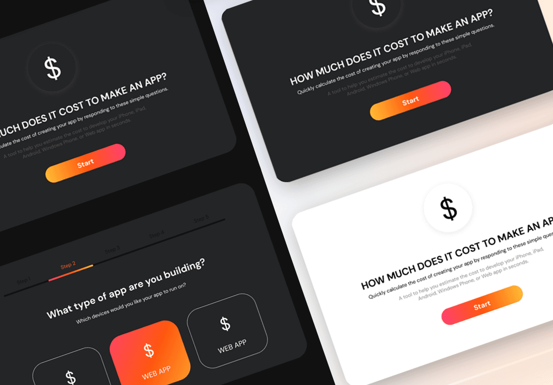 App Cost Calculator - 3 Styles Image 2 App Cost Calculator - 3 Styles Image 2