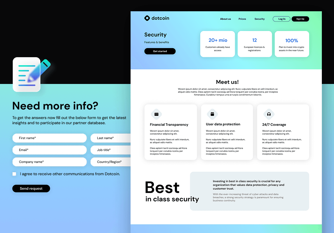 Cryptocurrency Landing Page Image 4 Cryptocurrency Landing Page Image 4