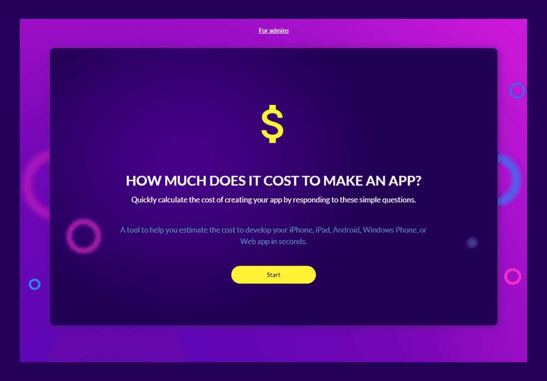 App Cost Calculator Main Image App Cost Calculator Main Image