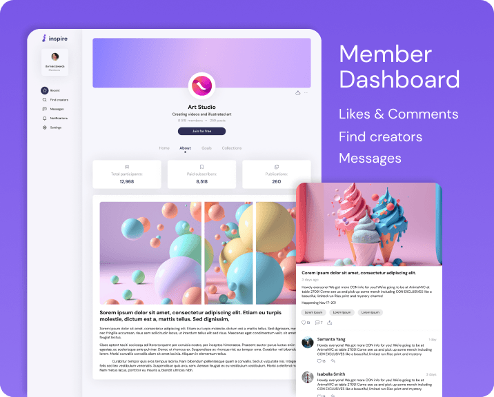 Creator Platform like Patreon Image 1 Creator Platform like Patreon Image 1