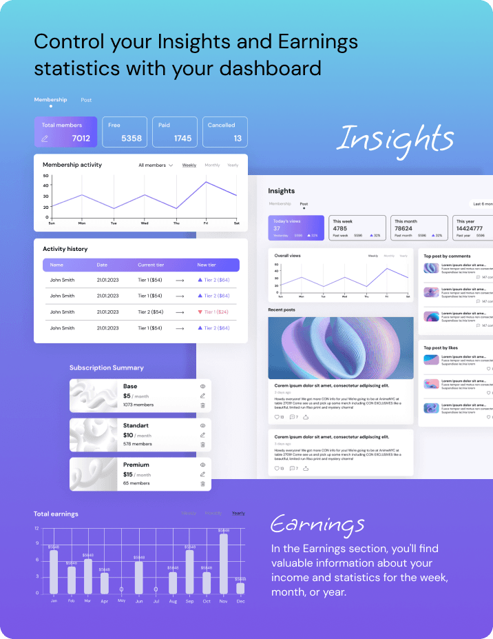 Creator Platform like Patreon Image 4 Creator Platform like Patreon Image 4