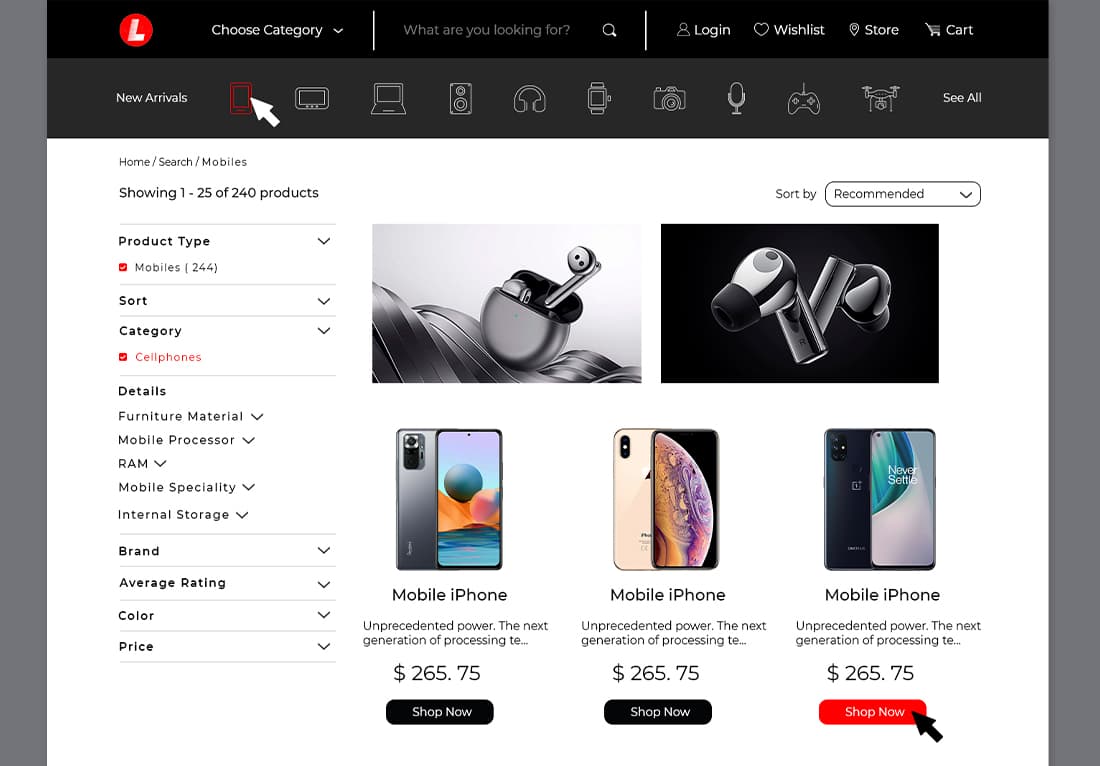 Online Electronics Store Level Image 1 Online Electronics Store Level Image 1