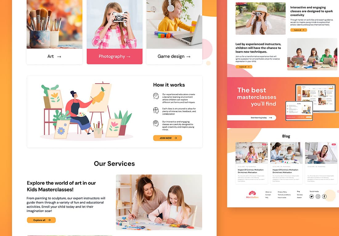 Courses Platform Mini Crafters Image 1 Courses Platform Mini Crafters Image 1