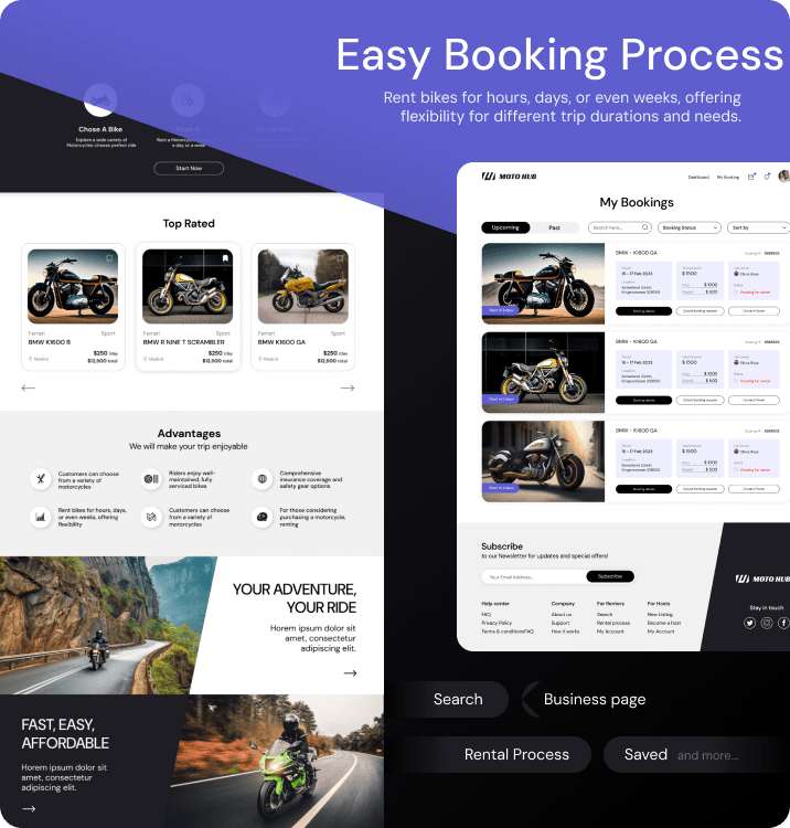 Moto Rental Marketplace Image 1 Moto Rental Marketplace Image 1