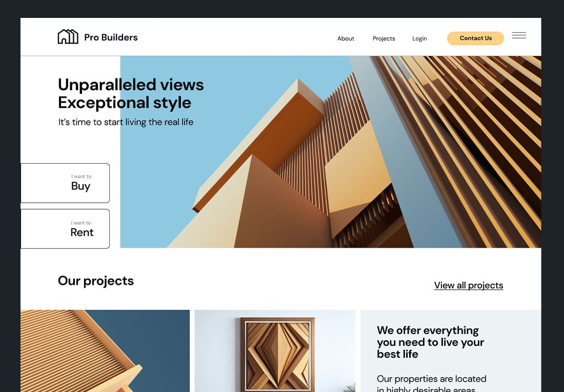 Real Estate Agency ProBuilders Main Image Real Estate Agency ProBuilders Main Image