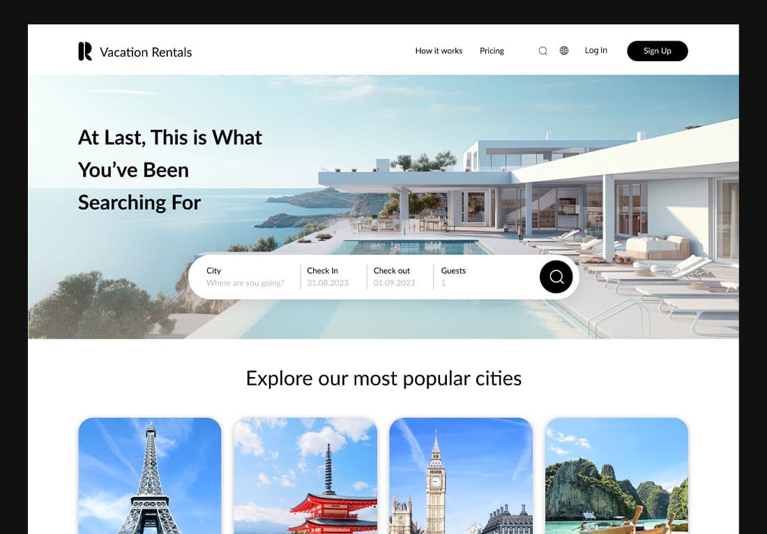 Vacation Rentals like AirBNB Main Image Vacation Rentals like AirBNB Main Image