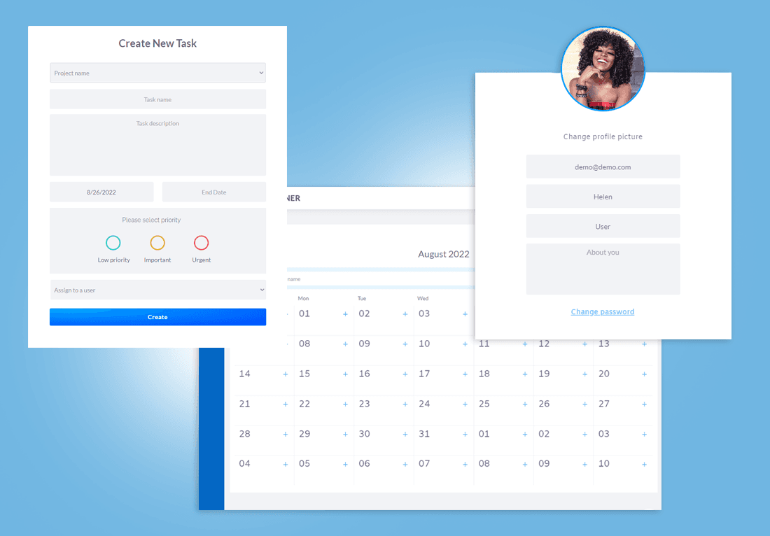 Task Planner + Calendar Image 2 Task Planner + Calendar Image 2