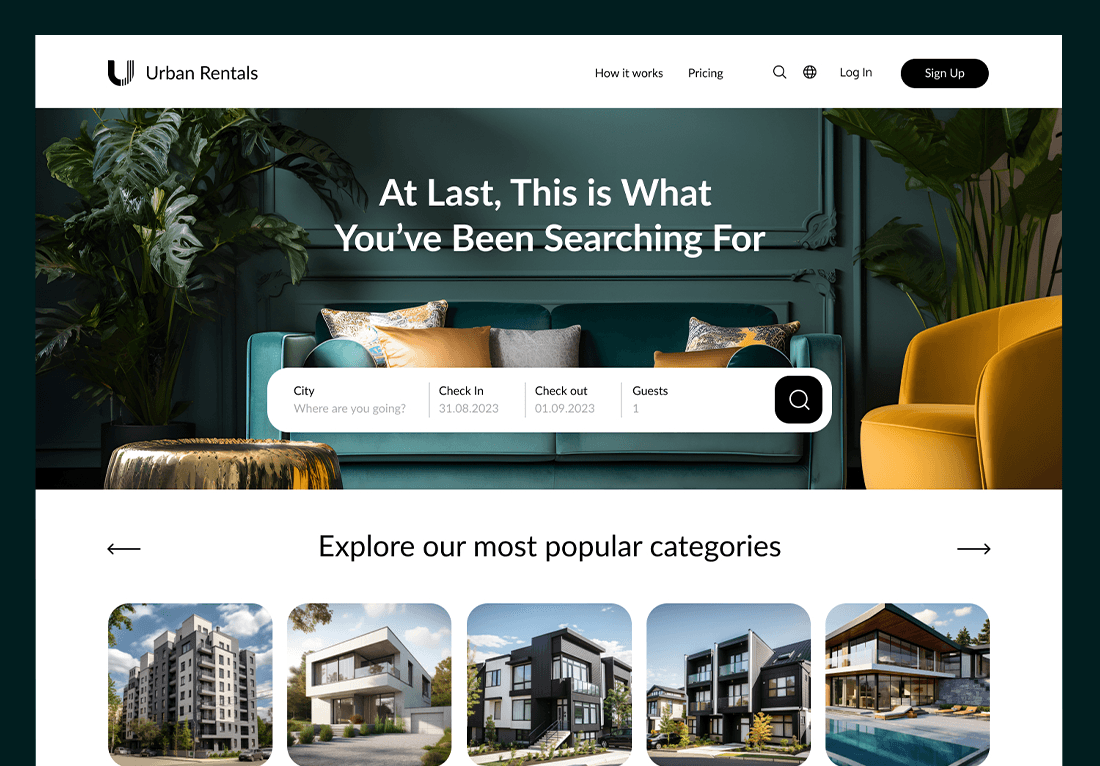 Urban Rent & Host Platform Main Image Urban Rent & Host Platform Main Image