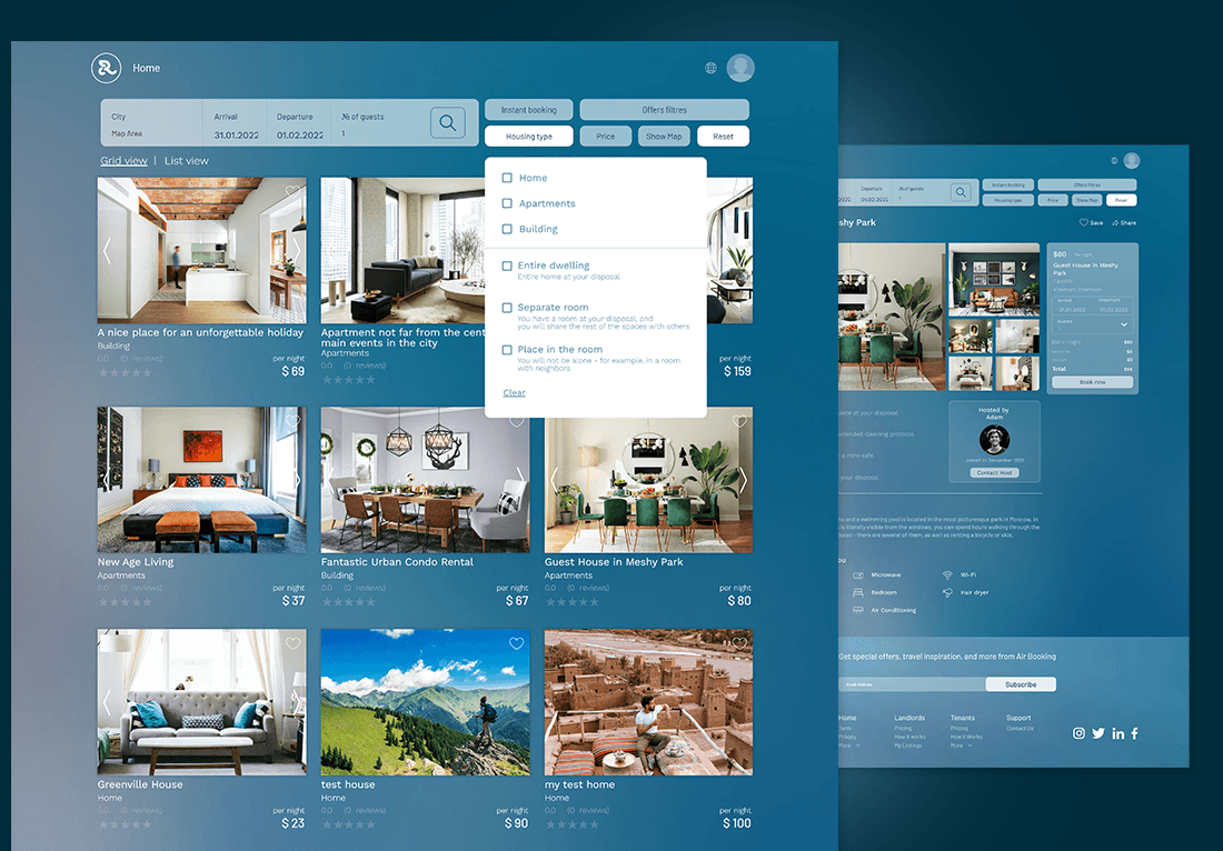 Rental Marketplace like AirBNB Image 1 Rental Marketplace like AirBNB Image 1